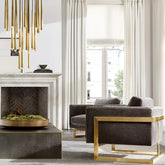 Artemis Round Tapered Tubular Chandelier 48 - YhLamps